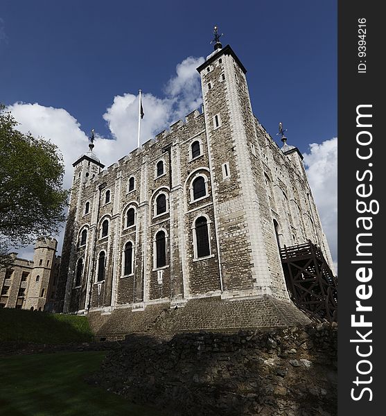 The White Tower in London, UK. The White Tower in London, UK
