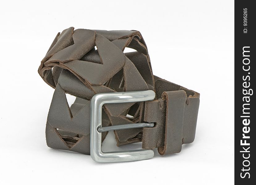 Leather belt