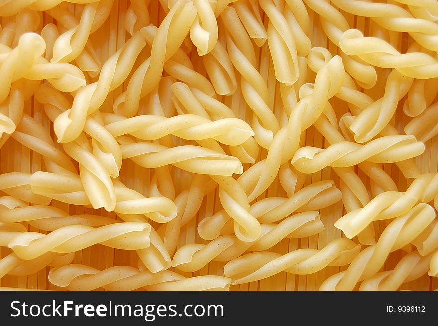 Detail of Macaroni pasta