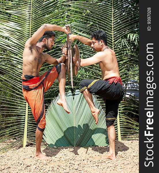 Kalarippayat, indian ancient martial art of Kerala , India