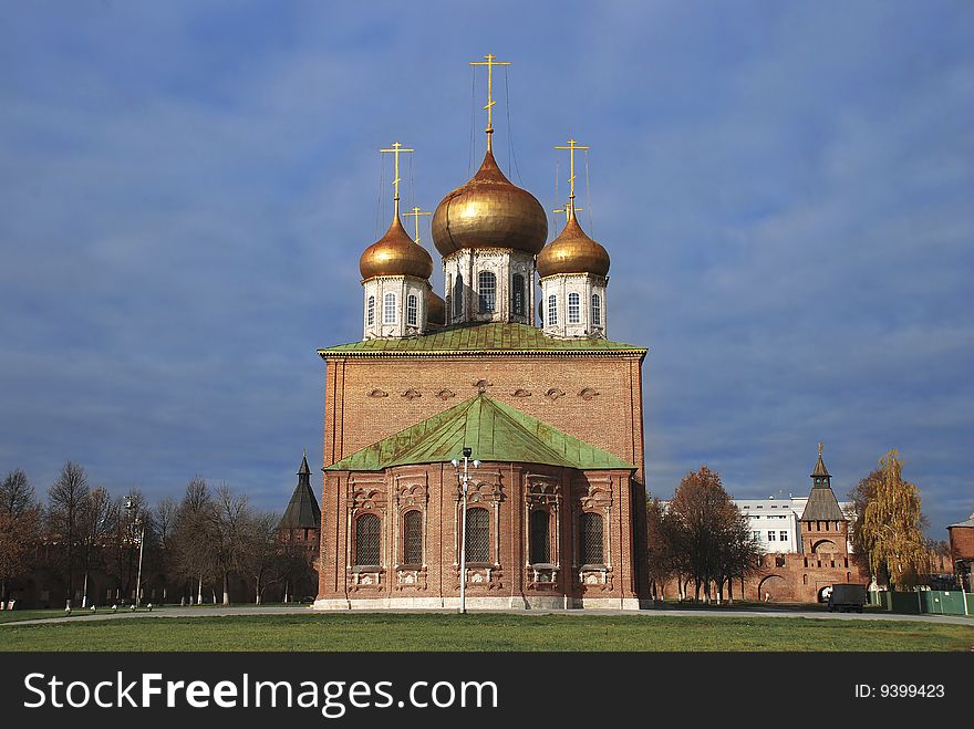Church in Tula Russia summer