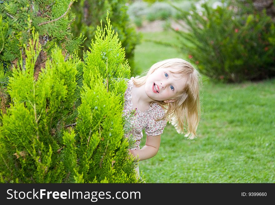 Beautiful little girl in nature. Beautiful little girl in nature