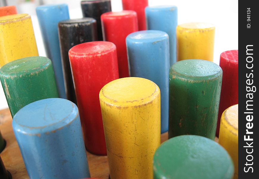 Colorful stick toys