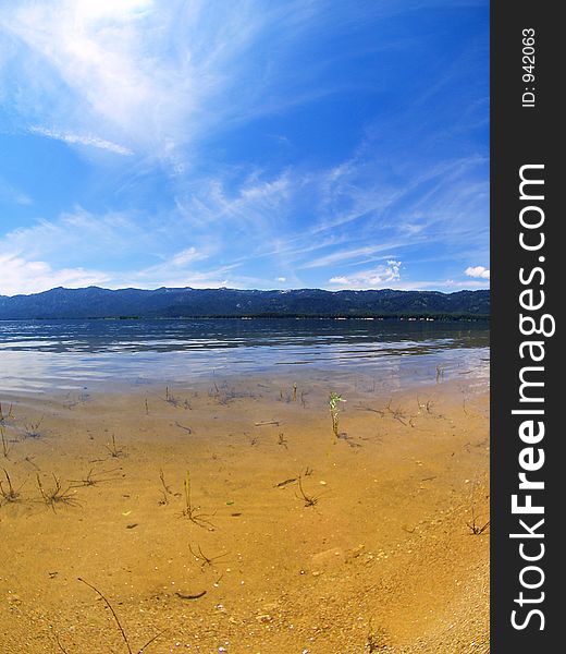 Deadwood Reservoir in central Idaho. Deadwood Reservoir in central Idaho