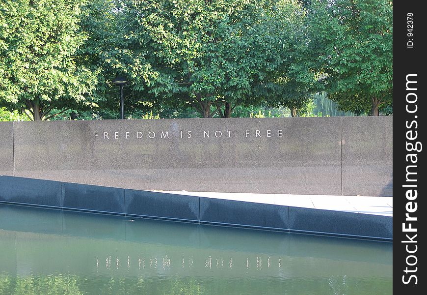 Freedom is not Free