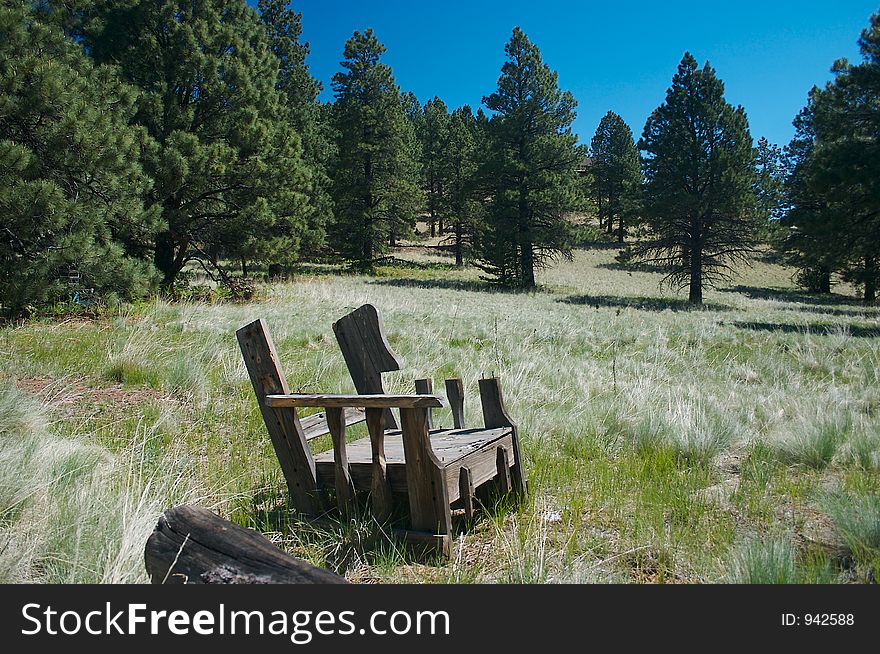 Mountain chair landscape