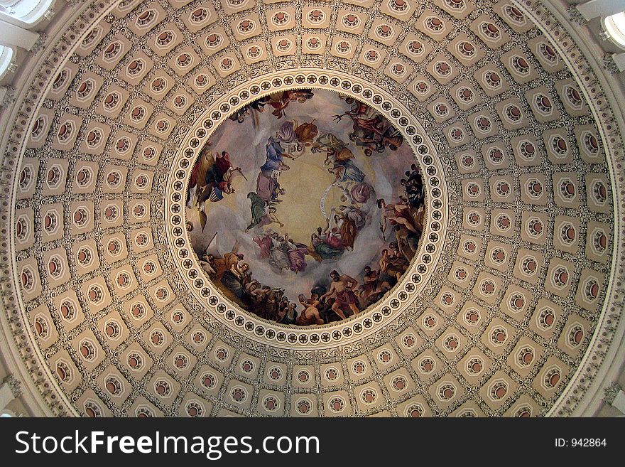 Rotunda inside the Capitol, Washington, D.C. Rotunda inside the Capitol, Washington, D.C.