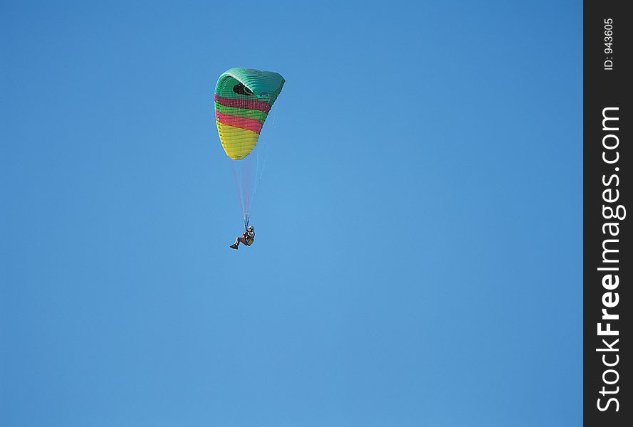 Parachute With Man