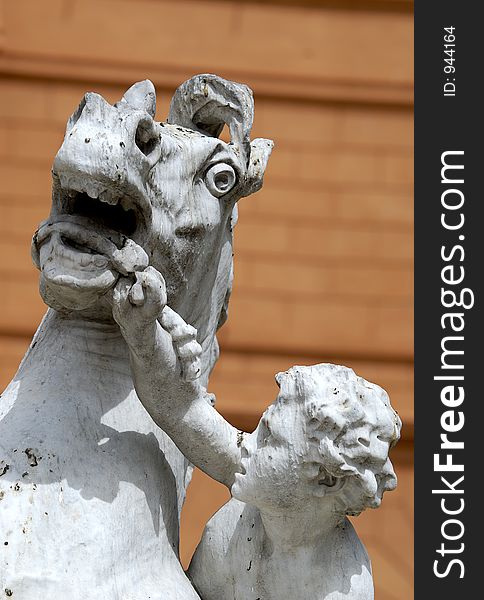 Fontana del Nettuno in Piazza Navona