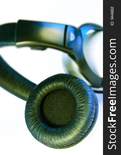 Listen music through qualitative headphones. Listen music through qualitative headphones