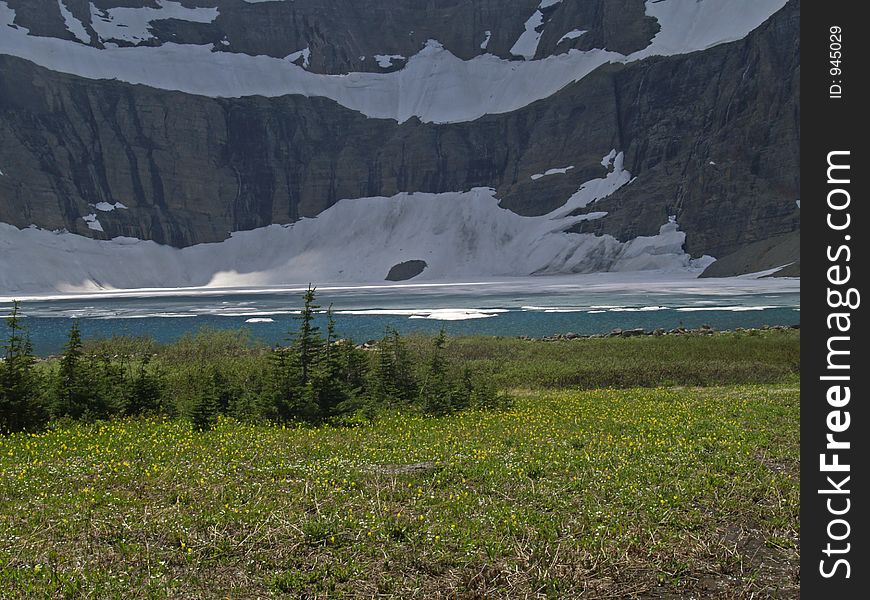 Alpine Lake in Glacier National Park