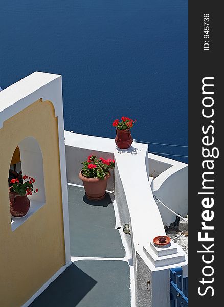 A house at Santorini Island, Greece