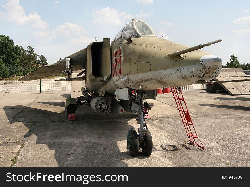 Russian mig 23 ground-combat engagement version