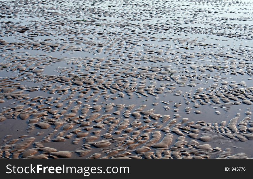 Sea floor texture