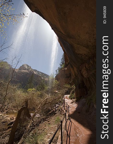 Emerald pools trail , Zion National Park, Utah, USA