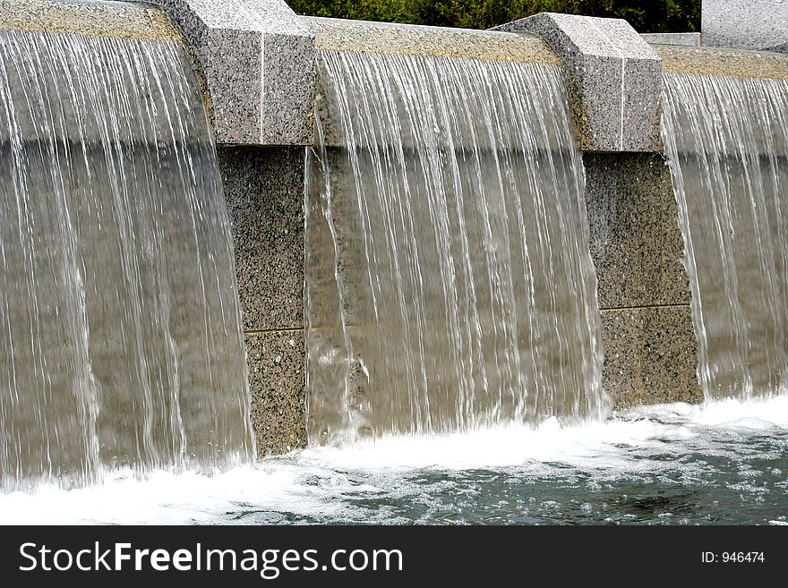 World War II fountain. World War II fountain.