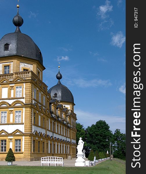 German baroque castle. German baroque castle