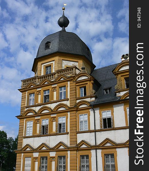 German baroque castle. German baroque castle