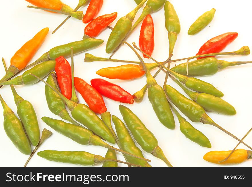 Red Green Chilies