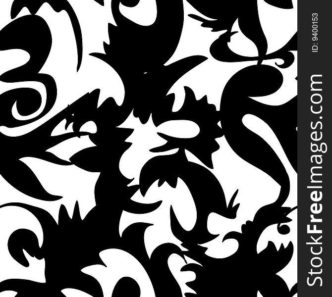 Seamless ornament pattern