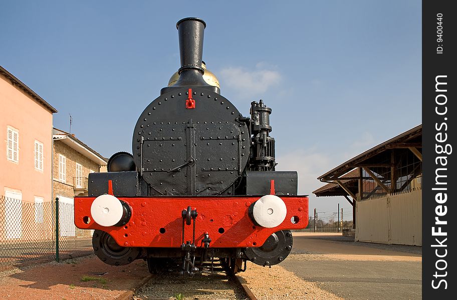 French steam train S.N.C.F. type: 040 A51 - Eight Wheel Switcher - built in Paris 1864-1884. French steam train S.N.C.F. type: 040 A51 - Eight Wheel Switcher - built in Paris 1864-1884