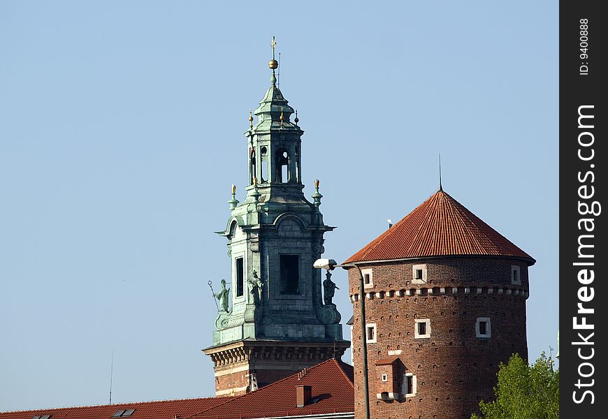 Wawel is an outcrop on the left bank of the Vistula River in Kraków, Poland.  This is a place of great significance for the Polish people. The Royal Castle with an armoury and the Cathedral are situated on the hill. Polish Royalty and many distinguished Poles are interred in the Wawel Cathedral. Royal coronations took place there also. Wawel is an outcrop on the left bank of the Vistula River in Kraków, Poland.  This is a place of great significance for the Polish people. The Royal Castle with an armoury and the Cathedral are situated on the hill. Polish Royalty and many distinguished Poles are interred in the Wawel Cathedral. Royal coronations took place there also.