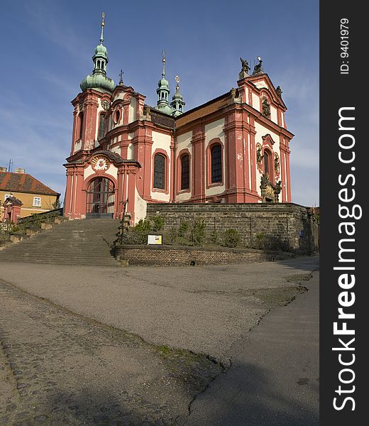 Image of the christian temple in czech republic. Image of the christian temple in czech republic