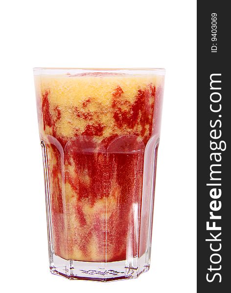 Fruit juice with orange, apple and beetroot. Fruit juice with orange, apple and beetroot.