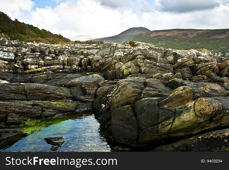 Rock Formation On Arran