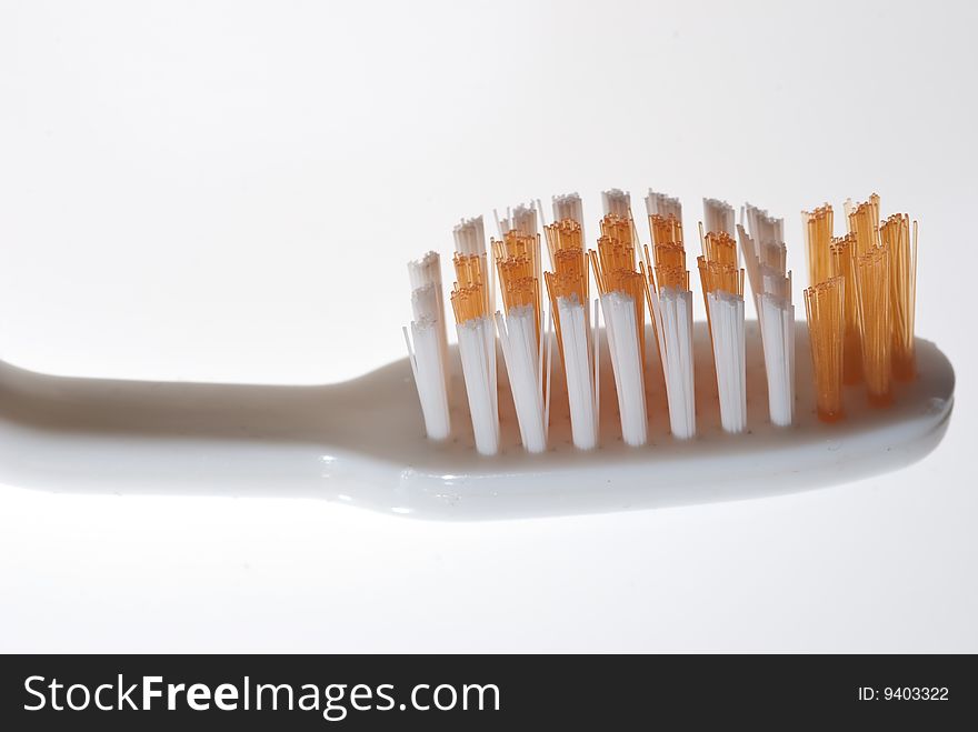 Toothbrushes, isolated on white background.