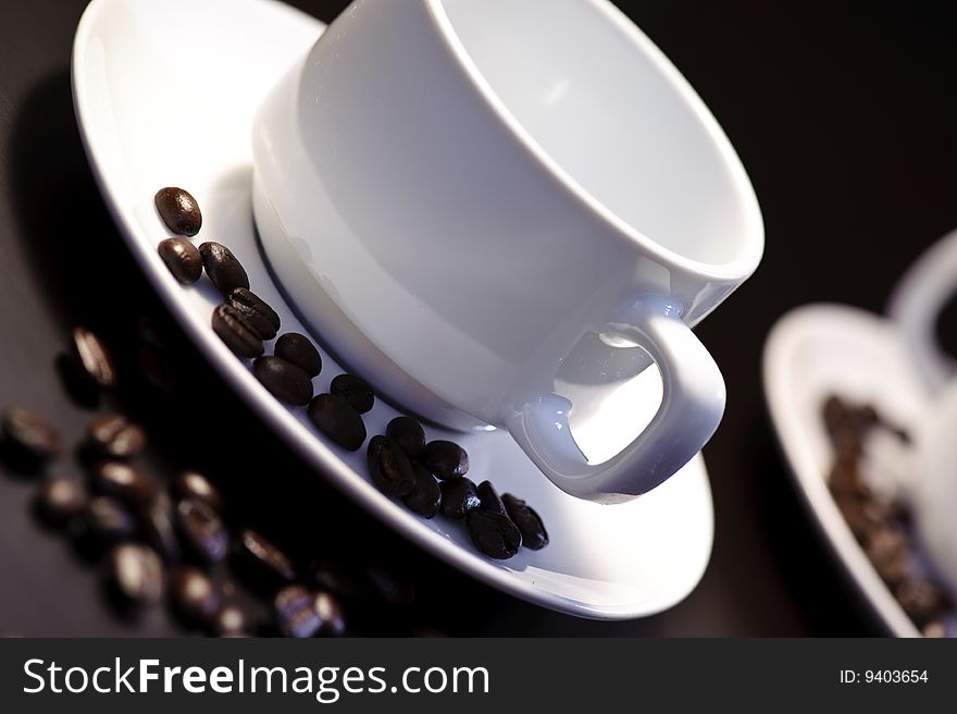 An image of coffee beans. An image of coffee beans