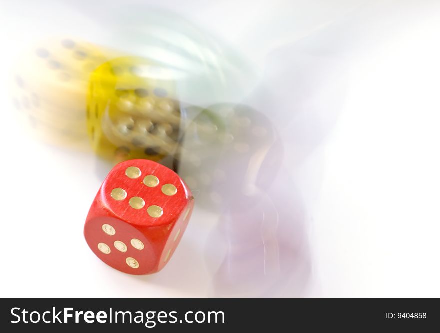 Falling dice