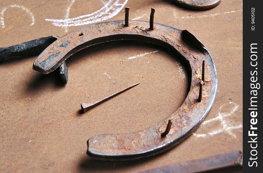 Horse Shoe And Nail