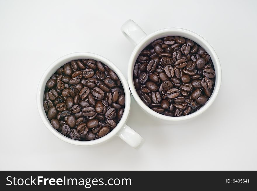 An image of coffee beans. An image of coffee beans