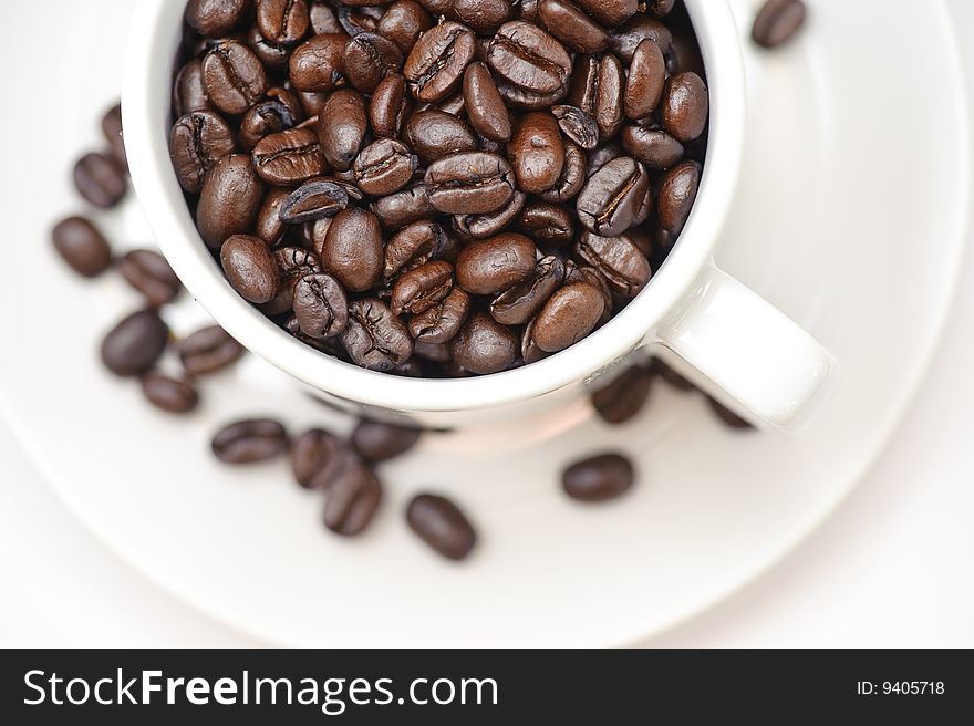 An image of coffee beans. An image of coffee beans