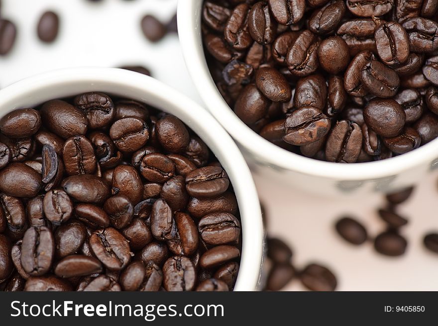 An image of coffee beans. An image of coffee beans