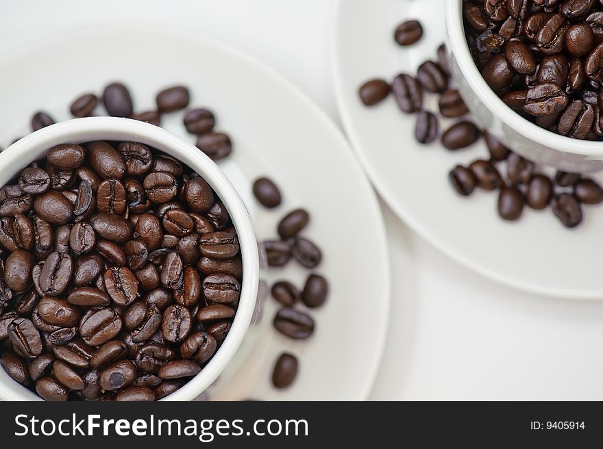 An image of coffee beans. An image of coffee beans