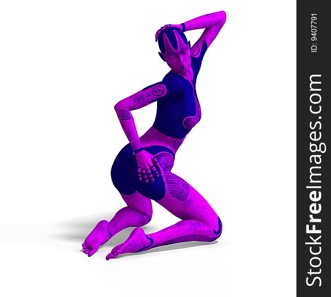 Sexy female android or robot
With Clipping Path. Sexy female android or robot
With Clipping Path