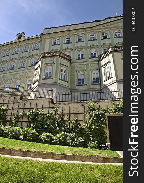 Detail of the Hradcany Castle in Prague. Detail of the Hradcany Castle in Prague.