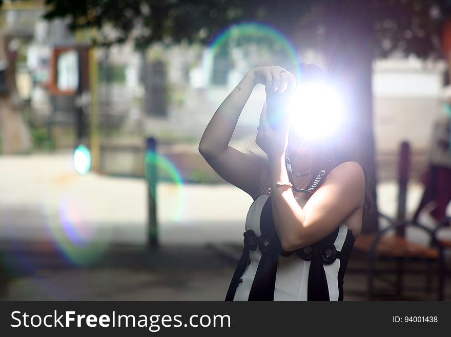 Light, Snapshot, Girl, Fun