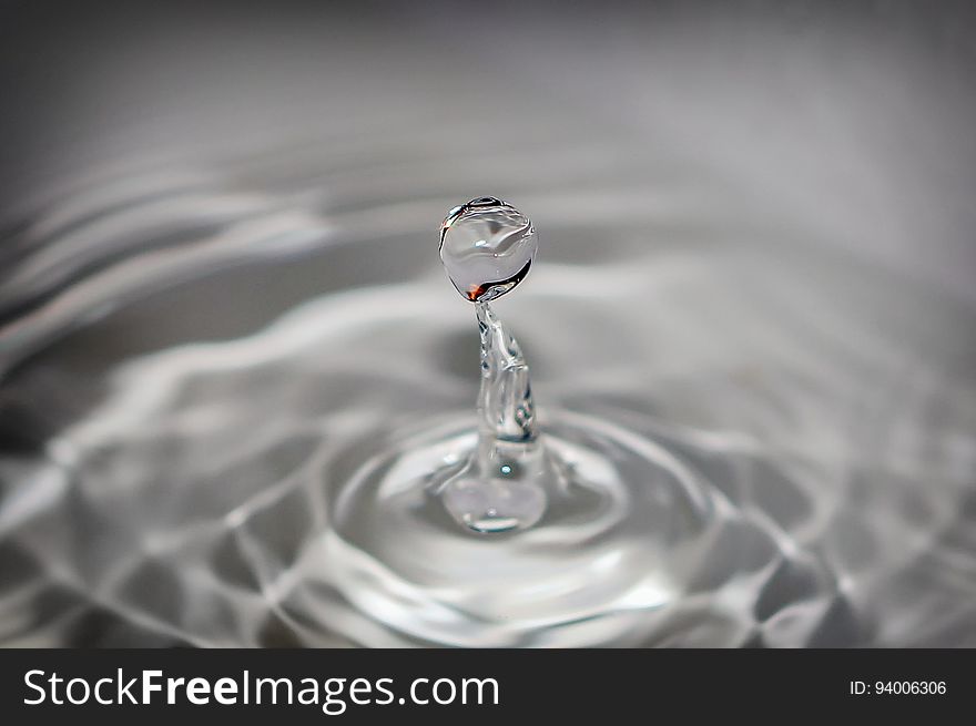 Water, Drop, Close Up, Macro Photography