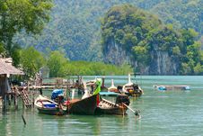 Fishing Villagein Royalty Free Stock Photography Fishing Villagein Royalty Free Stock Photography