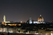 Florence By Night Royalty Free Stock Photo Florence By Night Royalty Free Stock Photo