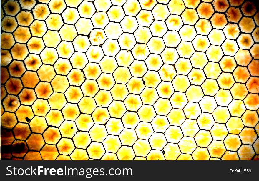 Honeycomb Textured Background