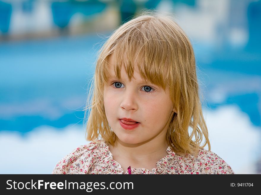 Beautiful little girl in nature. Beautiful little girl in nature