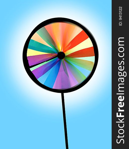 Colourful pinwheel