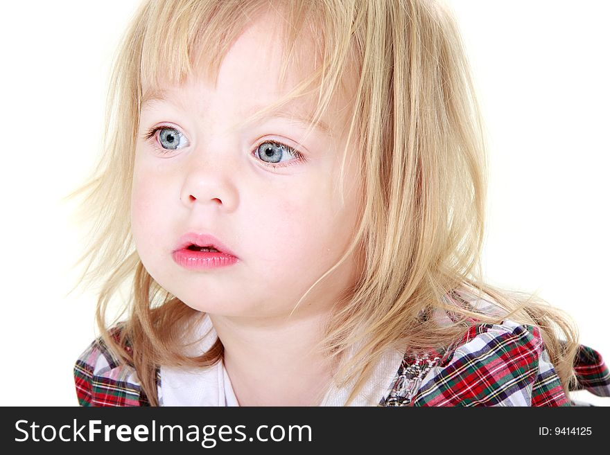 Cute toddler girl portrait