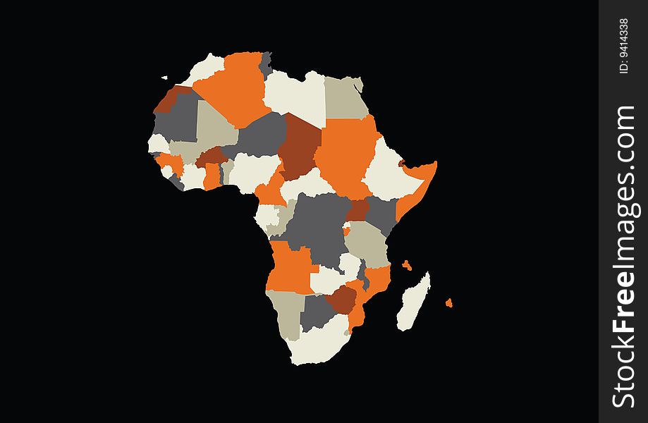 Africa (coloured)