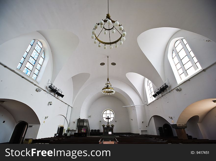 Christ church in qingdao,built in about 1934，gothic style