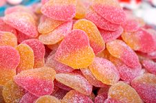 Pile Of Sweet Gelatin Hearts Royalty Free Stock Photos Pile Of Sweet Gelatin Hearts Royalty Free Stock Photos